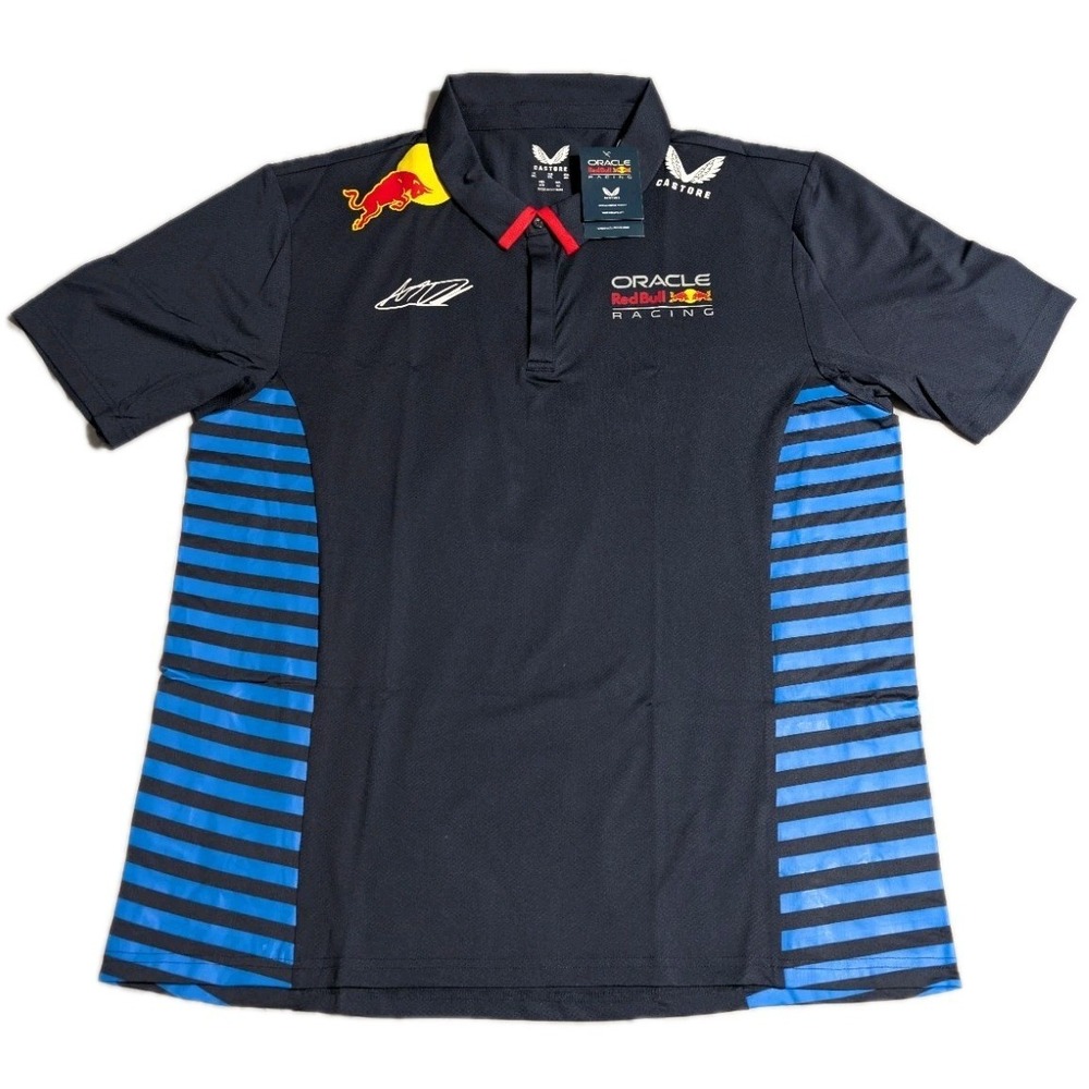 Red Bull Racing Max Verstappen #1 Castore F1 Team Polo Shirt NWT‎ 2XL